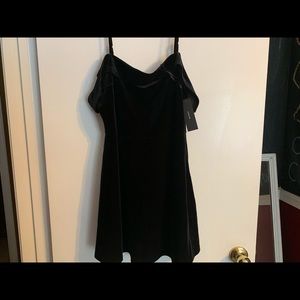 Black Velvet Lulu’s Skater Dress